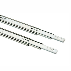 IPSA Ball Bearing Telescopic Channel Drawer Slides 14 Inch Zinc Finish 35 Kg Load Capacity Pack of 1 Pair