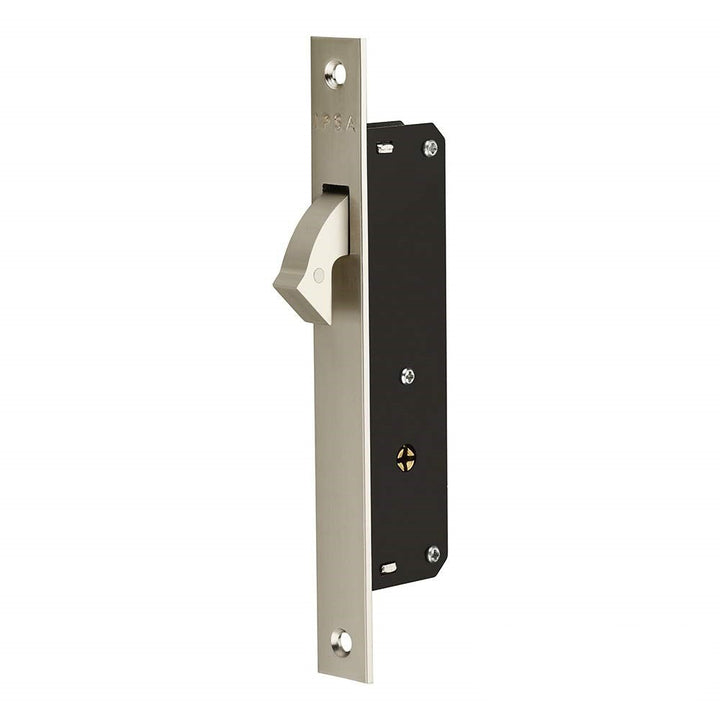 IPSA ML03 Cross Key Mortise Sliding Door Lock with 5 Cross Key Backset 20mm Made by Steel Finishes by SS Pack of 1