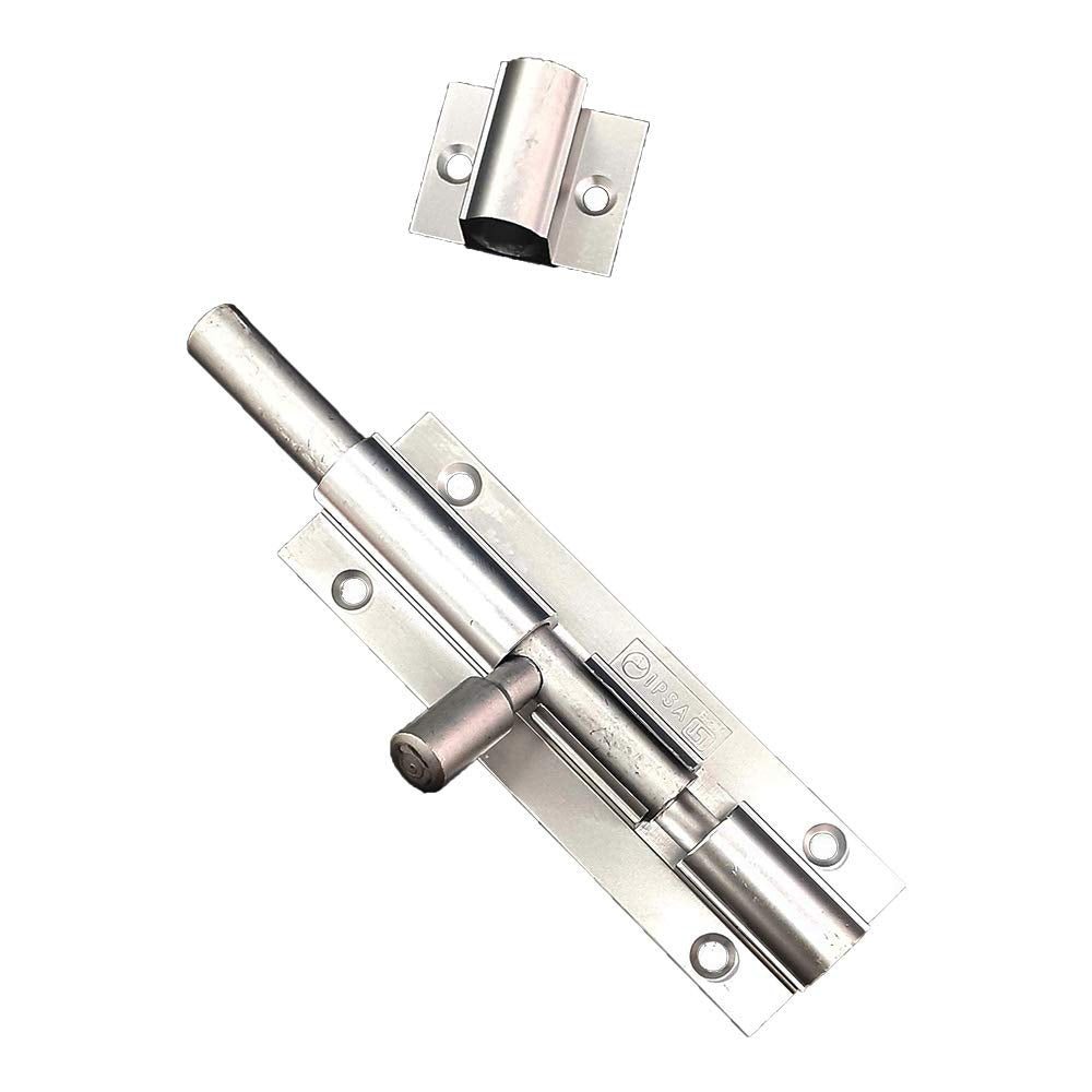 IPSA ISI Aluminium Tower Bolt Thickness 10MM Size 200 MM Finish MATT Pack of 10