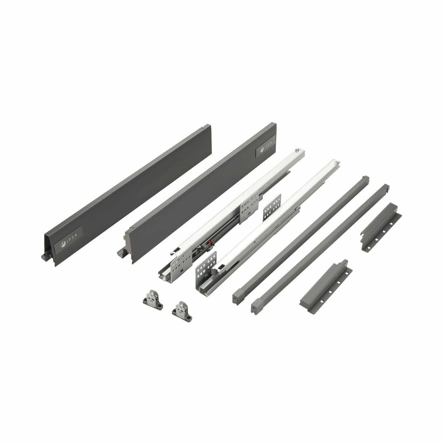 IPSA C Slim Tandem Box 171 mm High Size 20 Inch IRON GRAY