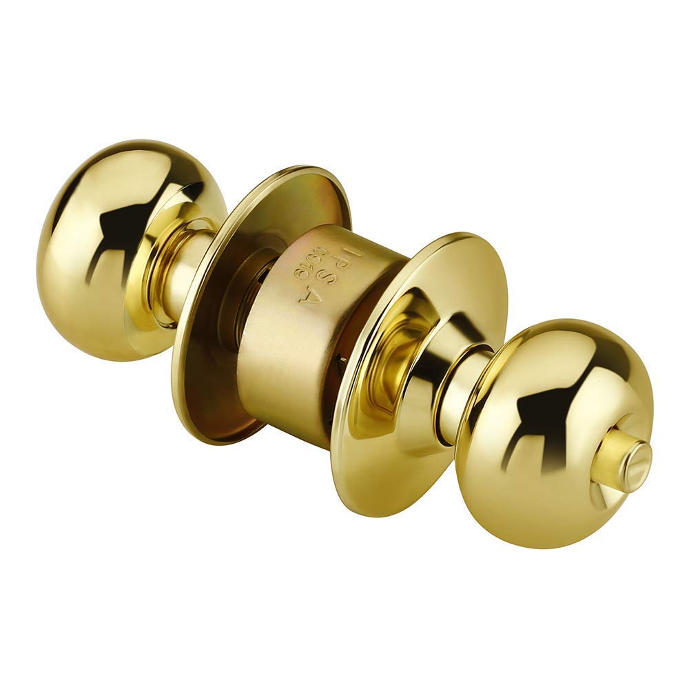 IPSA High Security SS202 Cylindrical Lock Tubular with Computer Key Backset 60MM Gold Finish