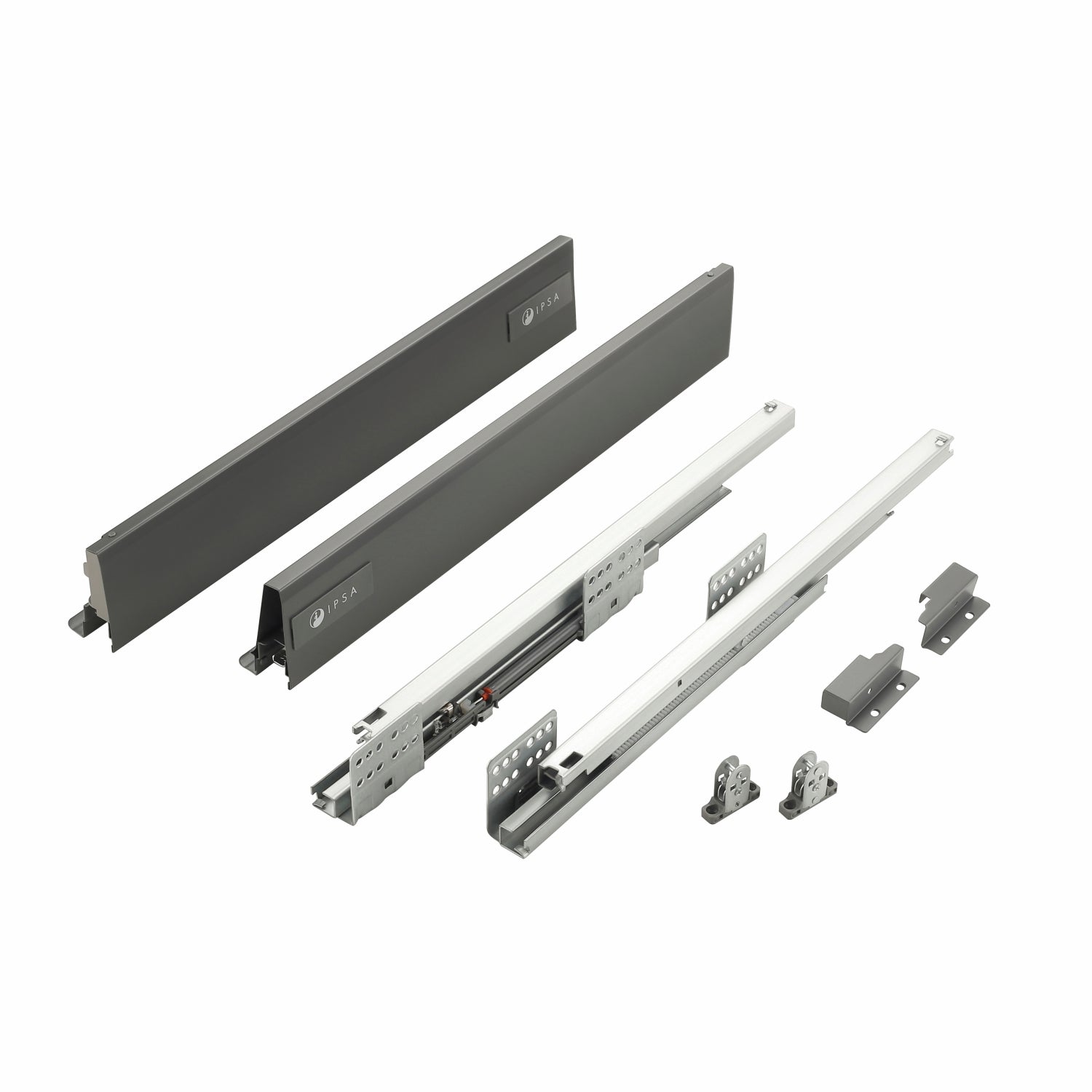 IPSA C Slim Tandem Box 167 mm High Size 20 Inch IRON GRAY