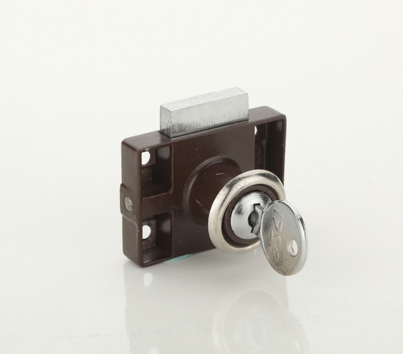 IPSA Brown Drawer Lock with Normal Key Pack of 4