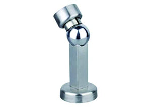 IPSA DSM802 Wall Mounting Magnetic Brass Door Stopper Buffer Finish Satin Nickel Pack of 1 Piece