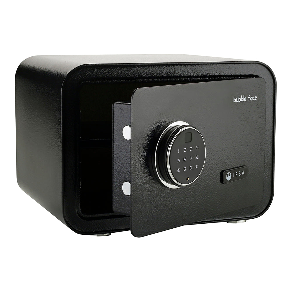 IPSA Bubble Face 25 Litre Anti Theft Fingerprint Touch Keypad and Key Safe Locker