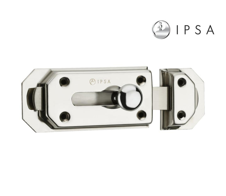 IPSA Stainless Steel Sliding Latch For Door Size 3 Inch Finish FSS Pack of 3
