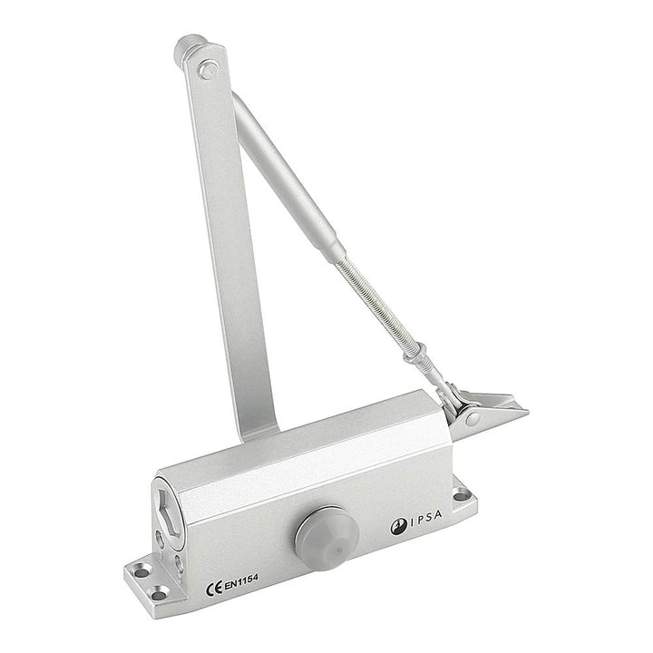 Aluminium Door Closer Adjustable Arm Weight Capacity 70 Kg